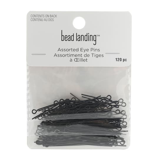 12 Packs: 120 ct. (1,440 total) Eye Pins Mix by Bead Landing